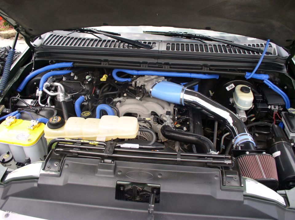 Mac cold air intake
some blue split loom
Optima yellow top battery
