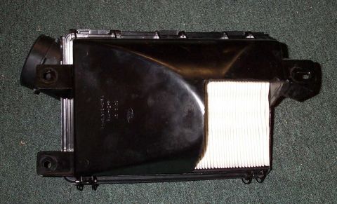 1998 Ford Crown Victoria - Here's some pics of the airbox after it was further gutted. I have since switched to a Marauder airbox and MAF.