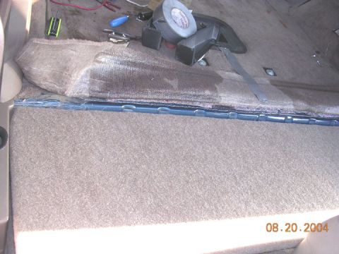 1994 Ford Bronco - this is the amount of gap I required, and it could actually be made a little larger or the joint moved up some for better access. As it is,…