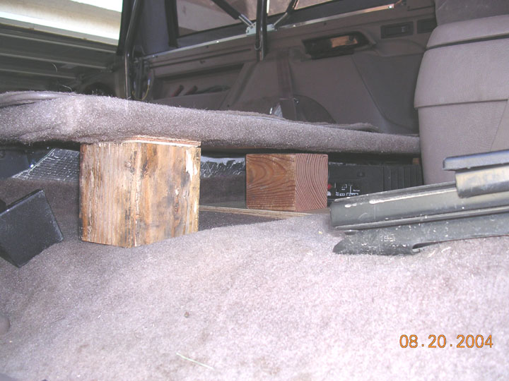 should be enough clearance to keep the amps and inverter (once installed) cool.