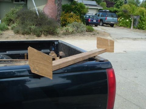 1989 Ford Bronco - mockup of the crossmember. spring perches will be welded to the bottom of it.