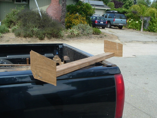 mockup of the crossmember. spring perches will be welded to the bottom of it.