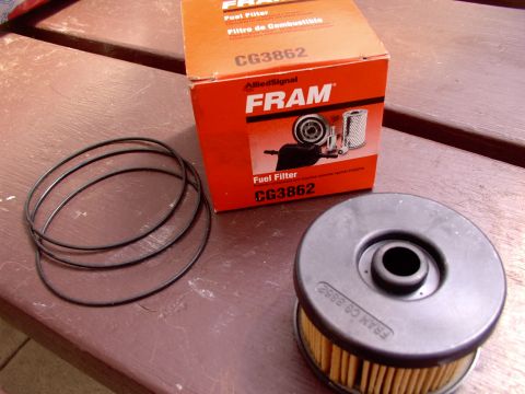 1986 Ford Bronco - This filter goes inside a screw on cannister lid under the driver on the frame rail. It's peculiar to just the 85-86 EFI'd 302, as later on…