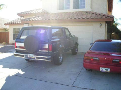 1987 Ford Bronco - Bronco and 240sx