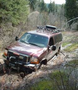 2000 Ford Excursion - The fishing was worth it! Moral: always check your hub seals after every bath.