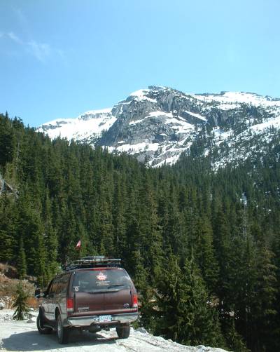 2000 Ford Excursion - BC Cascade Mountains.