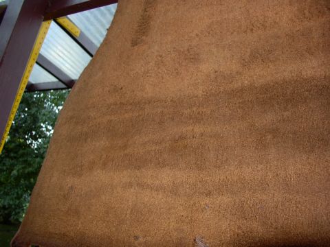 1986 Ford Bronco - There's the very spot the batteries were sitting. No stains at all. I just hang the rugs over a beam on the back deck to dry.
