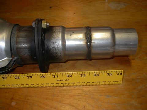 1986 Ford Bronco - Originally I built this reducer to allow re-using the stock 2 1/4" muffler and tailpipe (cause I was broke). It takes you down from 3", at…
