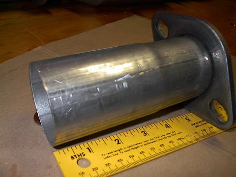 1986 Ford Bronco - They're made so they slip right over the 2 1/4" pipe I was using for the headpipes that run into the Flowmaster 2 into 1 Y connection pipe.…