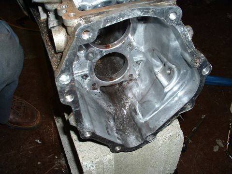 1992 Ford Ranger - Check out where the drain plug is.