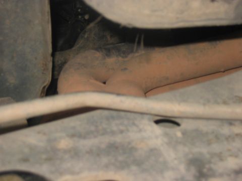 1988 Ford Bronco - This photo shows a section of a vehicle's exhaust system, not the entire vehicle.