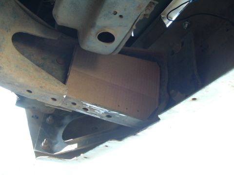 1989 Ford Bronco - where the fins on the crossmember will go