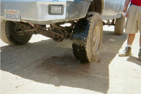 1990 Ford Bronco - Matt did'nt suffer body damage .. He overheated instead.