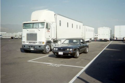1968 Ford Mustang - This is my '85 GT ! I love this car! I think I want to keep it all orignal. & thats my 75' long work truck