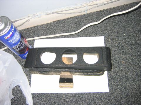 1995 Ford Bronco - This piece is also getting the truck bed coating (which matches teh dash perfectly in texture and color.) It is getting t mainly because I…