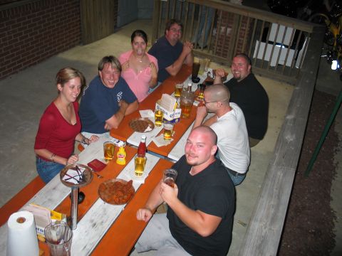 1995 Ford Bronco - From left, clockwise. George (GeorgeK), Dave (jackhart), Kristy (Kallure), Tom, Steve (drexelsteve), Will (Leonard), and Dave (gators)