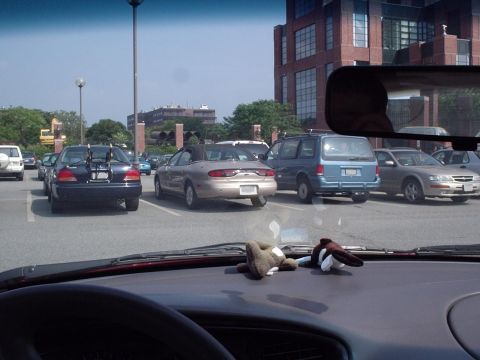 1998 Ford Taurus - A gold 1998 Ford Taurus convertible is parked in a lot with other vehicles.