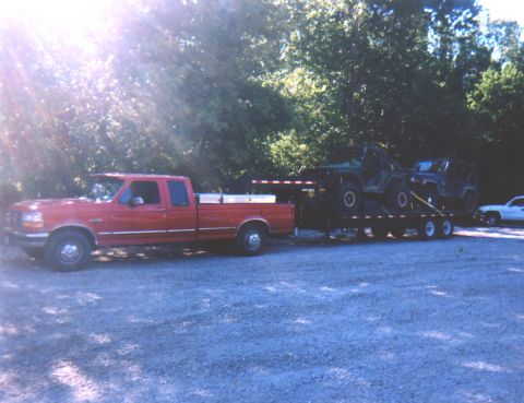 1992 Ford Bronco - the whole reason for a large gooseneck