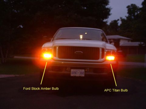2003 Ford Excursion - Apc Bulb is dim compared to stock. Very disappointing.