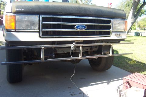 1990 Ford Bronco - Starting the bumper