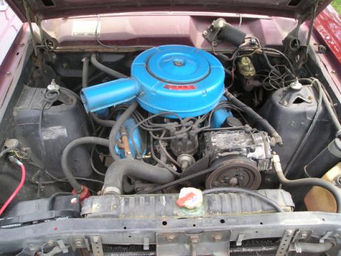 1967 Ford Ranchero - Picture of engine compartment