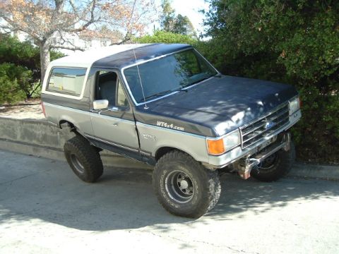 1989 Ford Bronco - Modified 1989 Ford Bronco, lifted and equipped for off-road use.