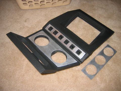 1995 Ford Bronco - Both peices glued on, starting to look better.