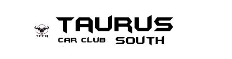 1993 Ford Taurus - Logo for Taurus Car Club South, a bull emblem and stylized text.