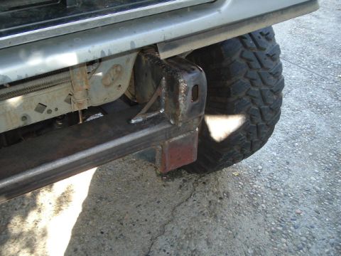 1989 Ford Bronco - left side frame horn and crossmember