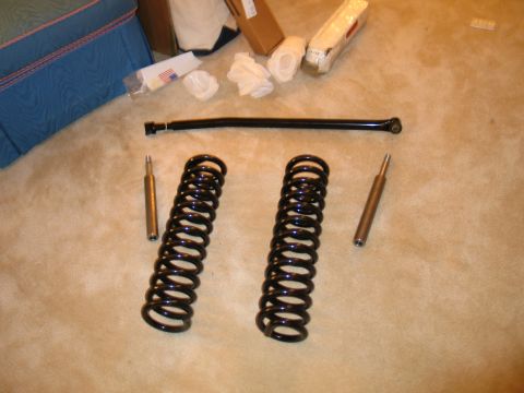 1992 Ford Bronco - springs, trac bar, and bent&twsited radius arm extensions