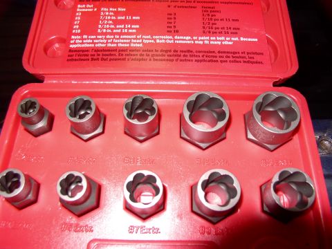 1986 Ford Bronco - I'm told these are great for removing bolts and nuts with stripped heads. These are beuatiful Craftsmans given to me a few Xmas's ago. Hope…