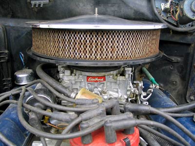 1980 Ford Bronco - Edelbrock carb and intake (unsure of what the specifics are, came with the truck :) ).