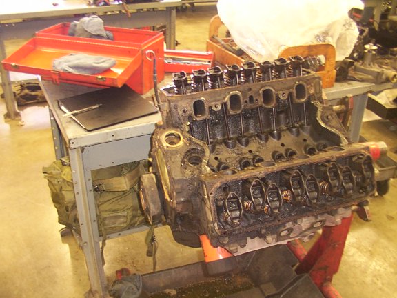 Distributor removed.