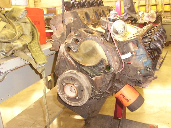 Waterpump removed.