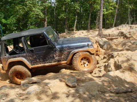 1995 Ford Bronco - Heading up the Rocky Mount trail.