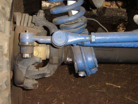 1991 Ford Bronco - My stupid radius arm. I guess the spacers were to big....