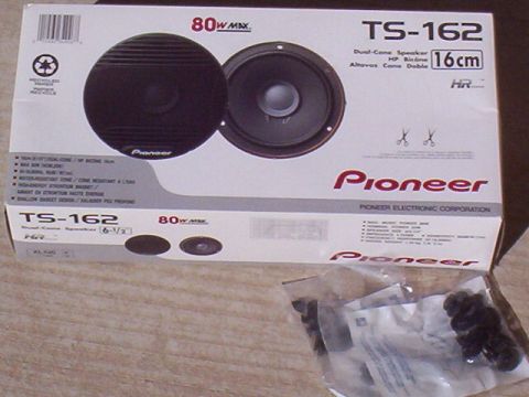 1995 Mercury Sable - My new speakers! Pioneer TS-162. Ok, so they aren't state-of-the-art, but they were free!