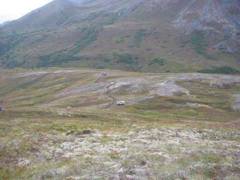 1985 Ford Bronco - Veiw from the top of where I parked my bronco. I almost rolled it 3/4 the way up the hill while trying to back down to a flat spot to get a…