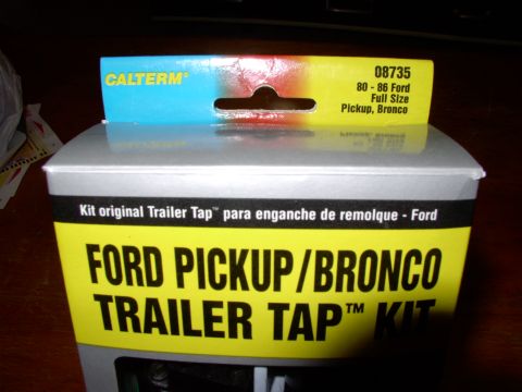 1986 Ford Bronco - It's a California manufactured unit from CALTERM part# 08735 for Ford fullsize pickup or bronco
