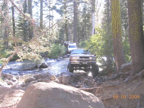 1994 Ford Bronco - the second water crossing I think