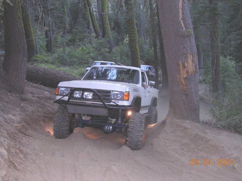 1994 Ford Bronco - It was off camber, but no big deal. The rig looks straight from the outside, but feels way off from the inside