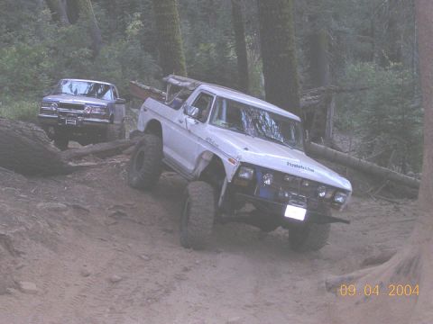 1994 Ford Bronco - Don wasnt happy, but trusted Dave and I who were spotting him