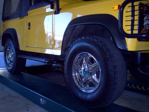 1983 Ford Bronco - Bling-bling, but it's coming off in favor of new OE rims that still have the sparkle powdercoat.