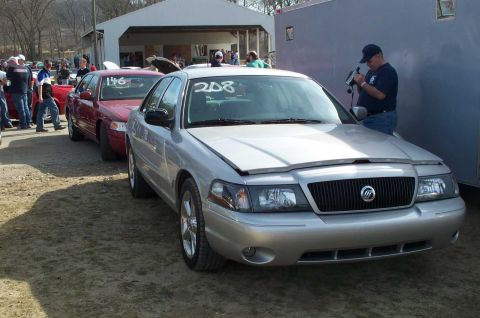 1998 Ford Crown Victoria - Silver Marauder and Andy_c's vehicles.