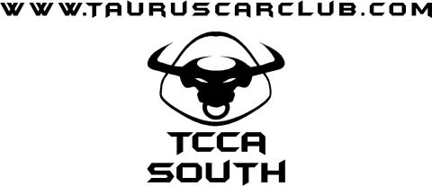 1993 Ford Taurus - Logo for Taurus Car Club of America South with website address WWW.TAURUSCARCLUB.COM.