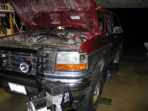 1995 Ford Bronco - Under the knife