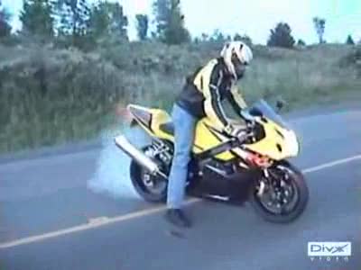 2004 Suzuki XL - Just heating the tires a little