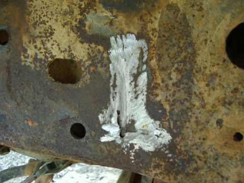 Frame repair - 1985 Ford Bronco