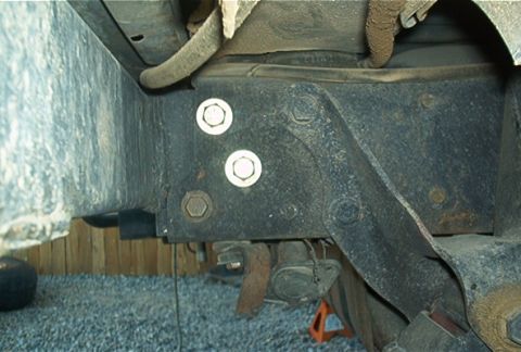 1986 Ford Bronco - Hmm. there's room to move back and down here I believe.