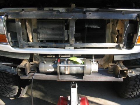 1995 Ford Bronco - test fit after cutting.